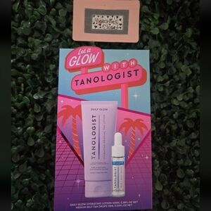 Tanologist Let It Glow Duo  Hydrating Tan Lotion + Face & Body Drops Med New